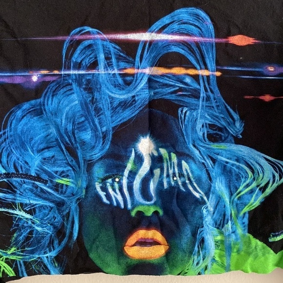 Lady Gaga crop Enigma concert long sleeve tee - Picture 6 of 7